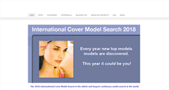 Desktop Screenshot of internationalcovermodelsearch.net