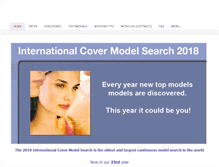 Tablet Screenshot of internationalcovermodelsearch.net